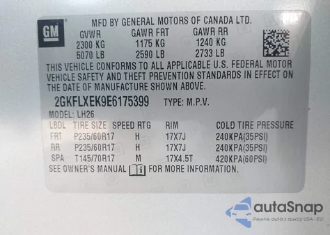 2014 GMC Terrain Slt-1 from USA, damaged, VIN 2GKFLXEK9E6175399